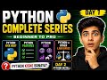 Python Complete Series Day 1 🔥 | Python Kya Hai? 🐍 | Beginner to Pro 🚀