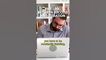 The Link Between Success and Iteration #shorts