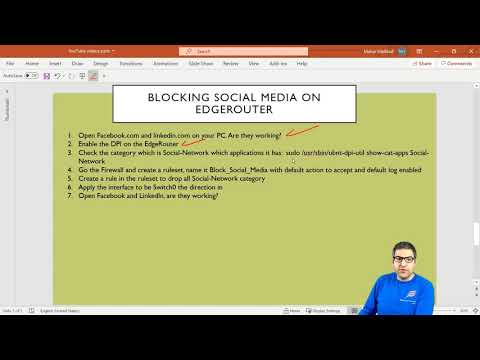 Blocking Social Media traffic on the Ubiquiti EdgeRouter