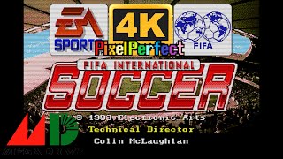 Download Lagu Fifa 94 - Mega Drive PIXEL PERFECT Gameplay (4K 60FPS) MP3