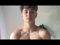 18 Years Old Teen Boy Flexing Muscles 18 Years Old Teen Boy Flexing Muscles