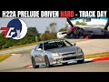 H22A SWAPPED Honda Prelude | Learning the NCM Grand Course Track for the FIRST TIME