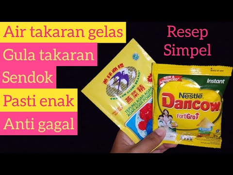 Cara Membuat Agar Agar Dancow