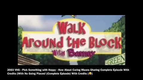2003 VHS - Walk Around The Block (Pick some happy - all of them!)