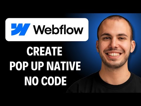 Webflow: How to Create a Popup with Native Interactions (No Code Needed) [2026 GUIDE]