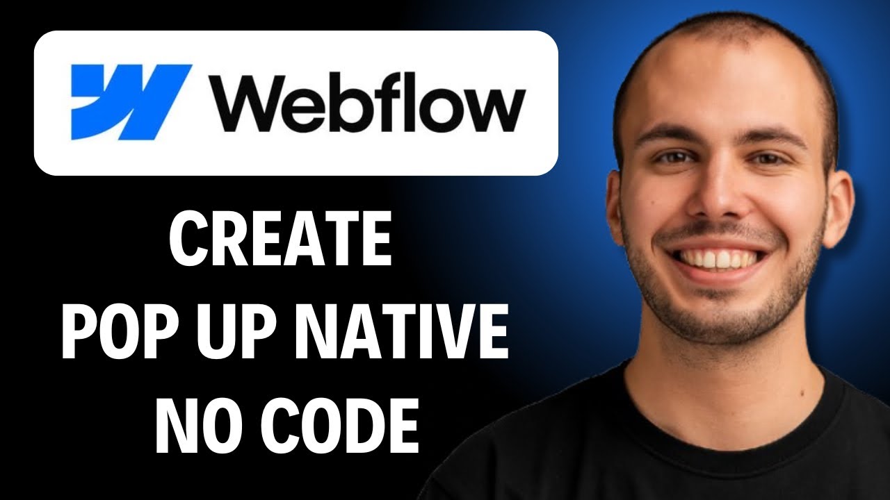 Webflow: How to Create a Popup with Native Interactions (No Code Needed ...
