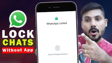 How to Lock WhatsApp Without App | WhatsApp Chats Lock Kaise Kare 2023