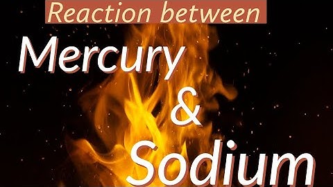 Mixing sodium with mercury | Interesting Chemistry experiments | Example of exothermic reaction
