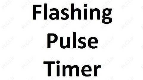 آموزش  ZEN PLC امرون ، 8 ، Flashing Pulse Timer