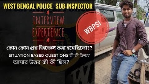 WBP SI Interview Experience | Personality Test | Situation Bassed Question | #wbpsi #wbp #interview