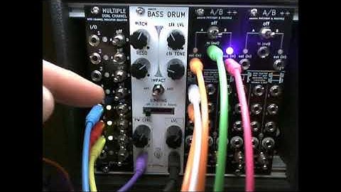 Analog Bass Drum (#3) (ph modular eurorack)