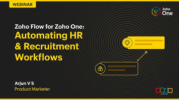 Zoho Flow for Zoho One: Automating HR & Recruitment Workflows