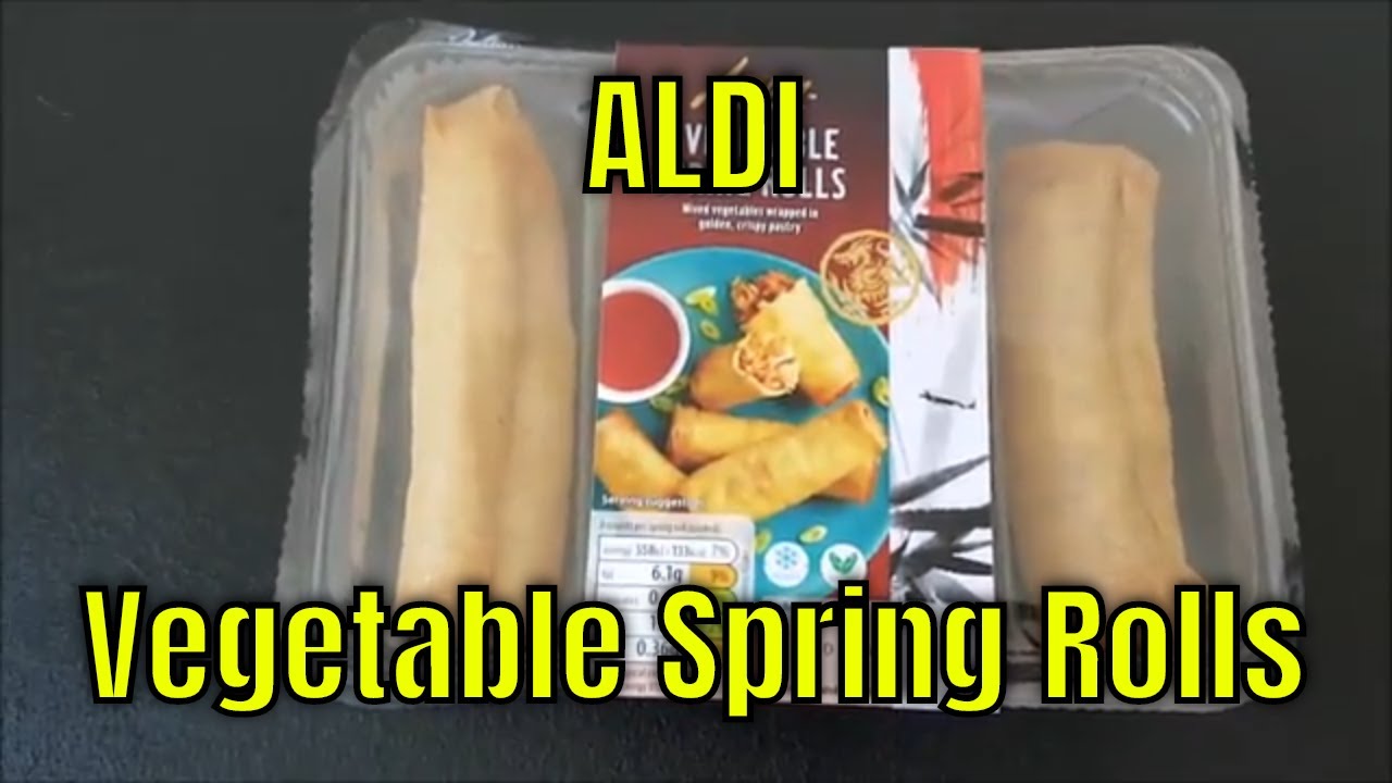 ALDI VEGETABLE SPRING ROLLS YouTube