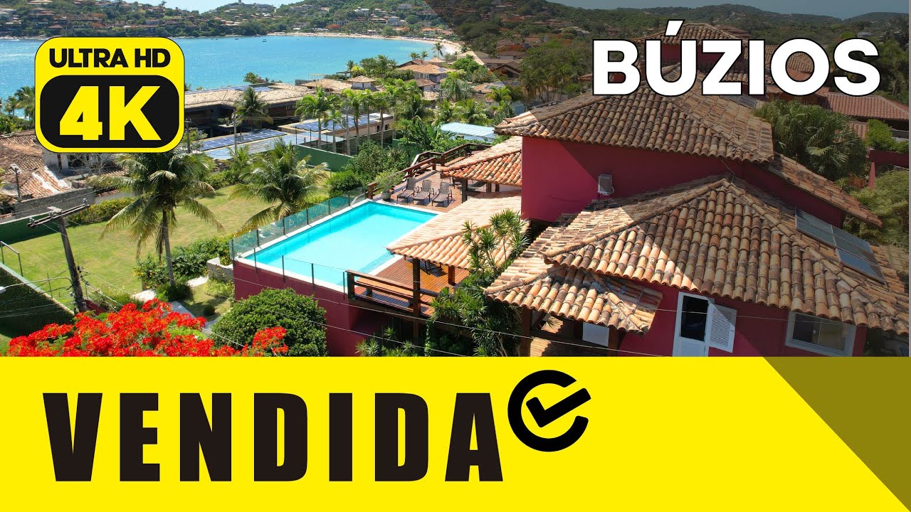 APAIXONAAANTE MANSÃO DECORADA, VISTA MAR EM UM DOS PONTOS MAIS VALORIZADOS DE BÚZIOS!