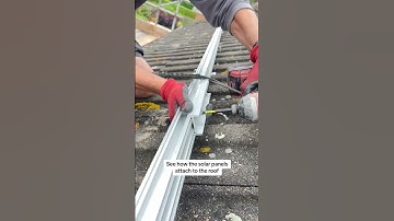 Thumbnail of See how solar panels attach to the roof #solarpower #solarpv #solar