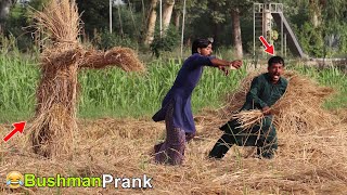 Scare BUSHMAN Prank On Farmer | BEST Crazy Reaction of Bushman New Funny Video😅😃