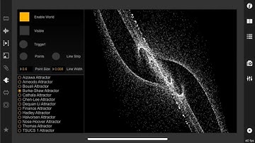 Chaotic Particles Patch - Max/MSP
