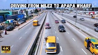 This is now Oworonshoki-Apapa Expressway Driving from Mile2 to Apapa Wharf!