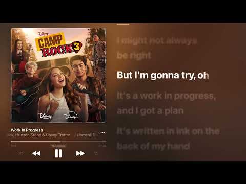 Camp Rock 3 - Work In Progress (Karaoke Instrumental) with Backing Vocals