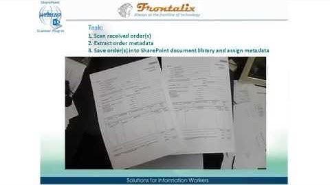 SharePoint Scanner Plug-in. Properties Recognition - Zonal OCR. Part 1 - Overview