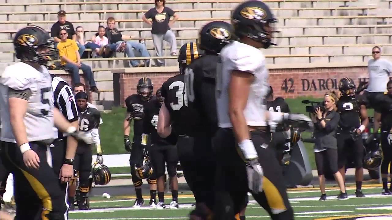 PREVIEW Mizzou Football Black and Gold Game YouTube
