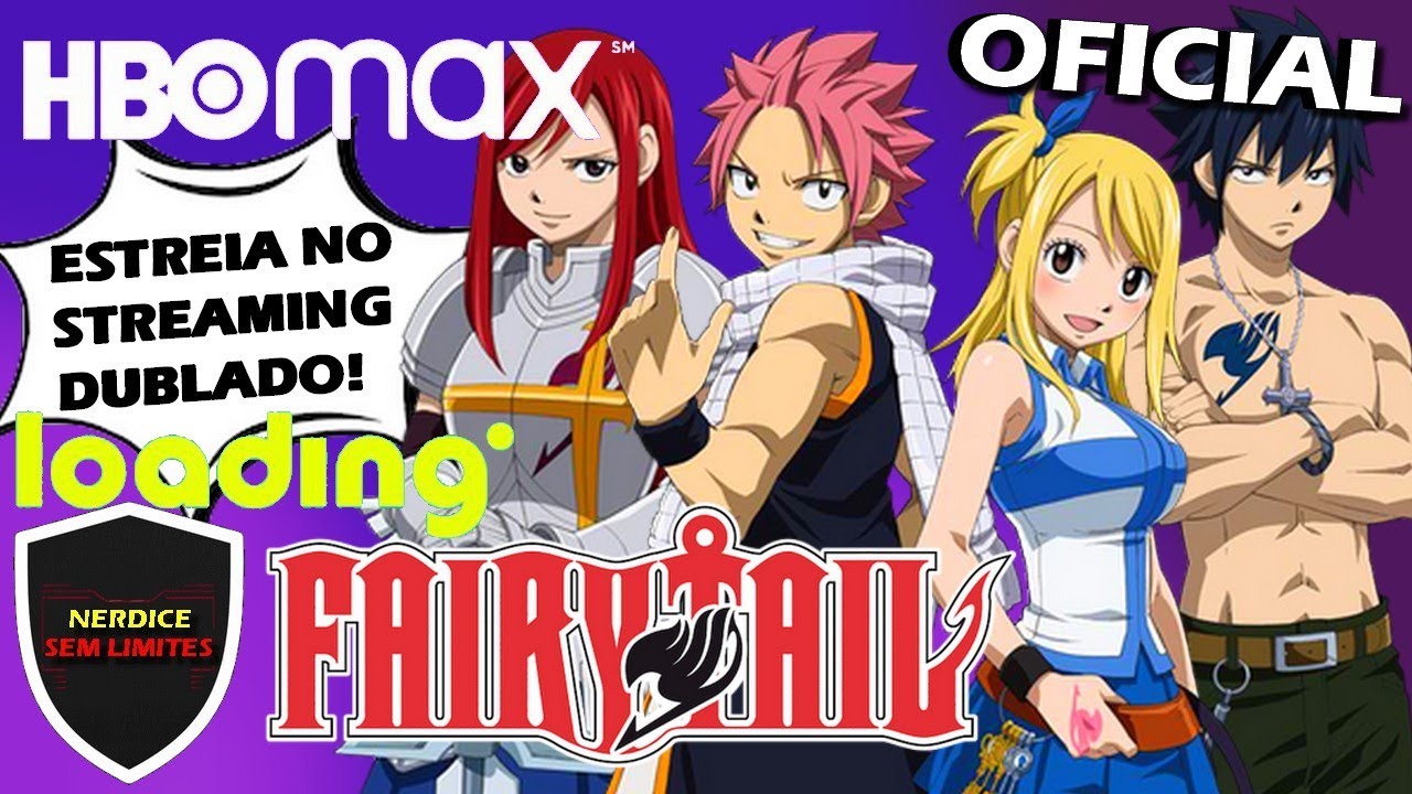 Anime Fairy Tail está sendo dublado no Brasil