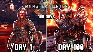 I Spent 100 Days in Monster Hunter World... Here's What Happened