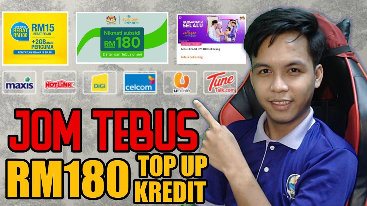 TERBARU ‼️ TOPUP KREDIT PERCUMA RM180 | CARA TEBUS JARINGAN PRIHATIN