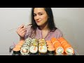 MUKBANG/ РОЛЛЫ /СУШИ 🍣  /ROLLS /ДОМАШНИЕ РОЛЛЫ /УГНАЛИ МАШИНУ ??? /MARI.K