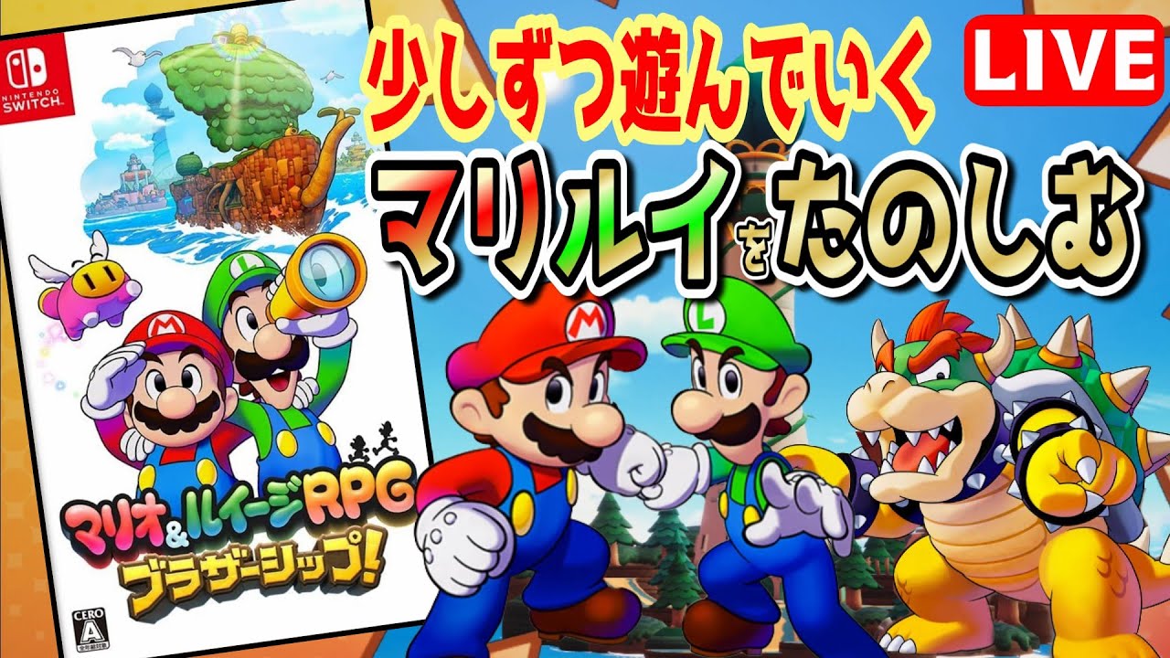マリオ&ルイージRPG「ツインタワーピーチ編やるか？w」ブラザーシップ