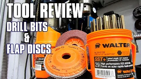 TOOL REVIEW - Walter Drill Bits & Flap Discs