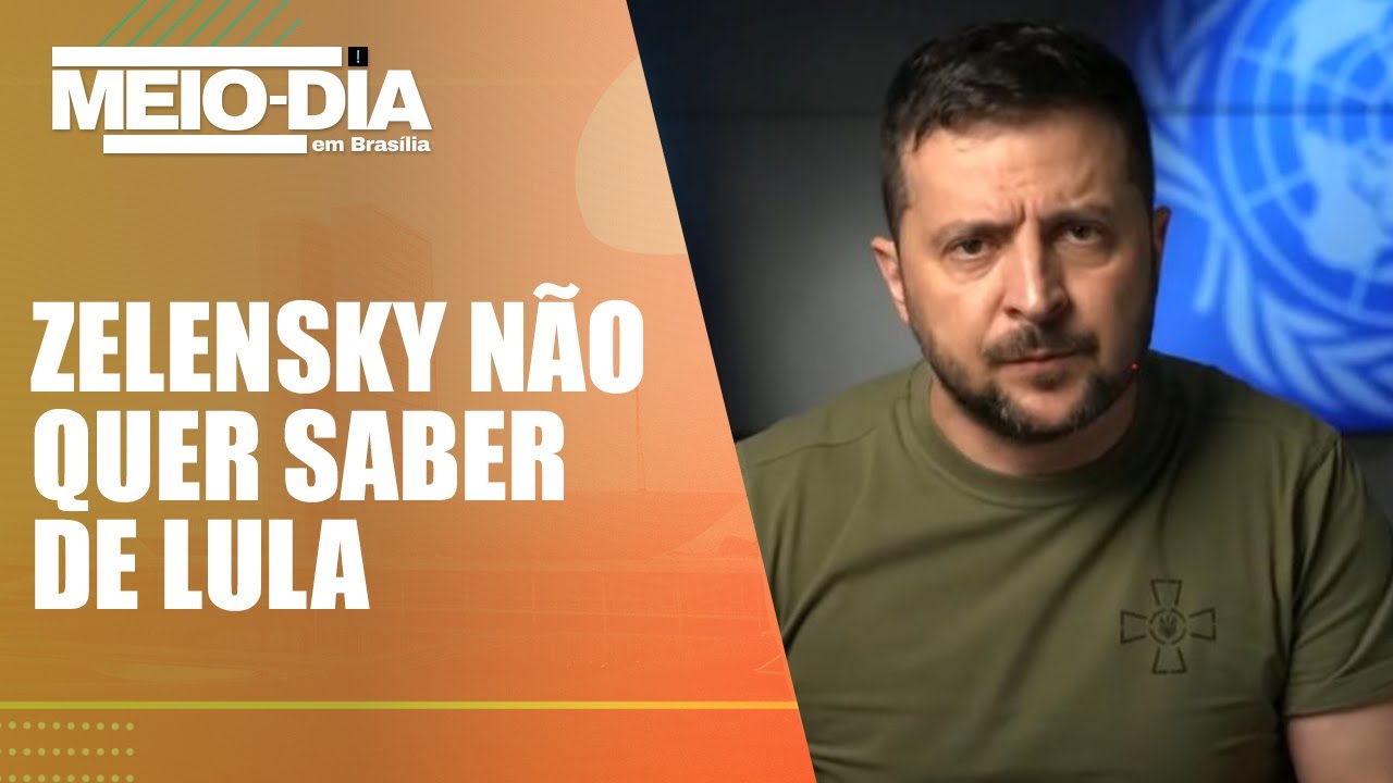 Lula fica de fora de agradecimentos de Zelensky ao fim do G7