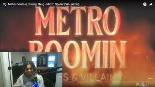 Metro Boomin, Young Thug - Metro Spider (Visualizer) Reaction #MetroBoomin #HeroesAndVillains