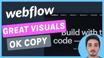 SaaS Landing Page Teardown: Webflow - A Landing Page with Great Visuals, but Copy Could Be Better!
