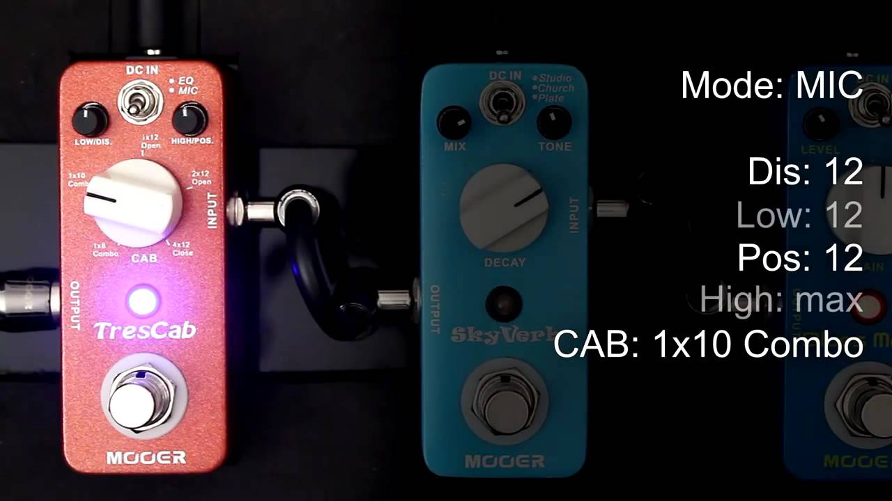 Pedal de Efeitos Guitarra Mooer Trescab