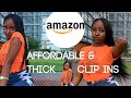 AMAZING Amazon Clip ins for African American Hair | SASSINA HAIR  CLIP IN REVIEW