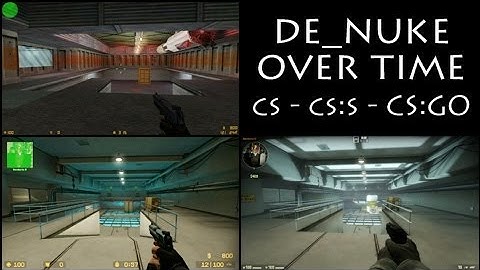 de_nuke over time (CS 1.6 - CS:S - CS:GO)