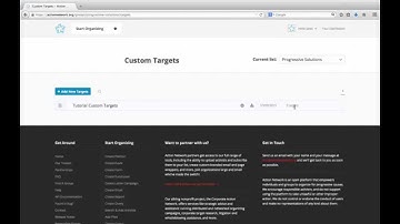 Custom Targets - Action Network