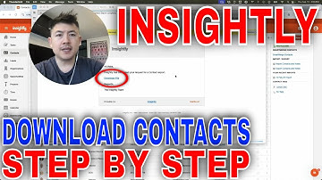 ✅  How To Export Download Contacts From Insightly CRM🔴