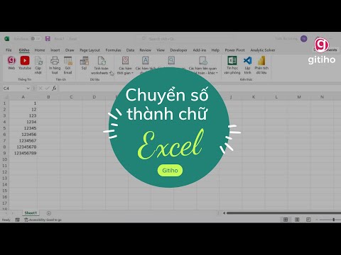 Cách chuyển đổi số thành chữ trong Excel nhanh nhất || Thủ thuật Excel văn phòng