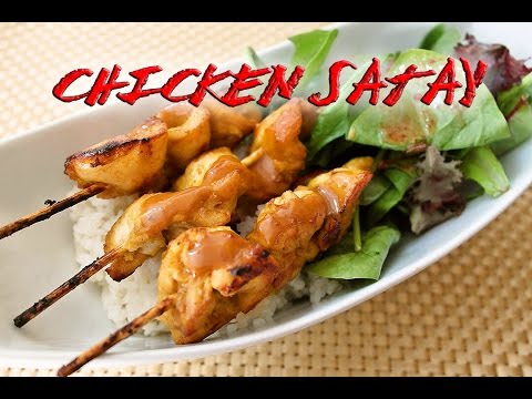Thai Curry Chicken Skewers