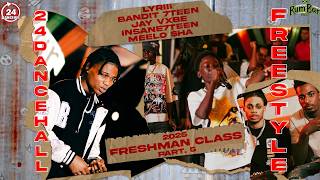 BANDIT 7TEEN, LYRIII, JAY VXBE, INSANE7TEEN & MEELO $HA 24DANCEHALL Freshman Class Freestyle Part 5