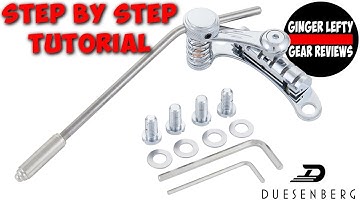 How to install the Duesenberg Les Trem II tremolo system step by step - Ginger Lefty
