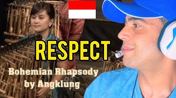 🇬🇧Reaction Bohemian Rhapsody by Angklung