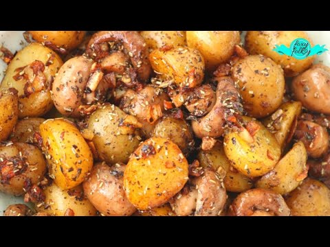Video: How To Bake Potatoes With Mushrooms