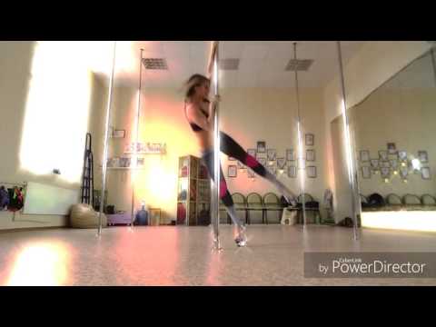 Exotic pole dance by Anna Borodina