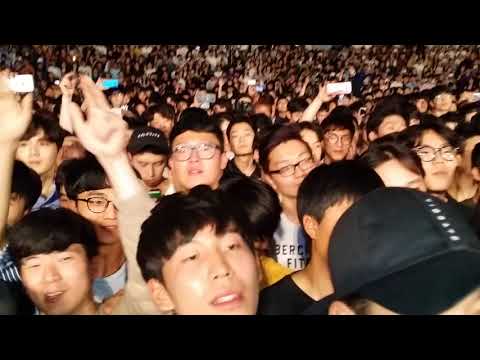 180515 건국대학교 대학교 축제 슈퍼비 면도 앵콜곡 마지막곡 힙합 랩