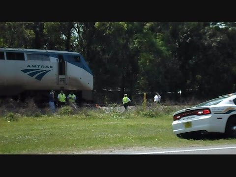 Amtrak Train Silver Star Runs Over And Kills Pedestrian - YouTube