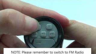How To Use 2GB Mini Bicycle Action Sound Speaker Set with MP3 FM Radio Function