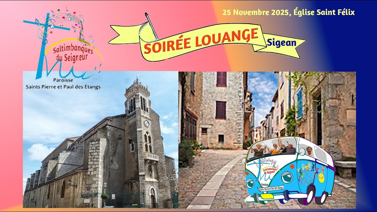 25 Novembre 2025 : Soirée Louange à Sigean